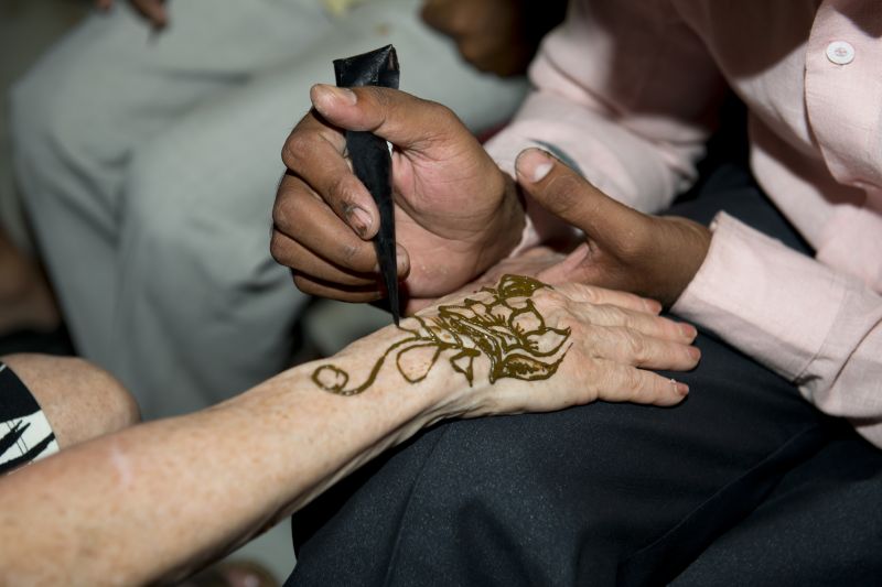 Henna tattoos are perfect for enhancing your look for festivals or events